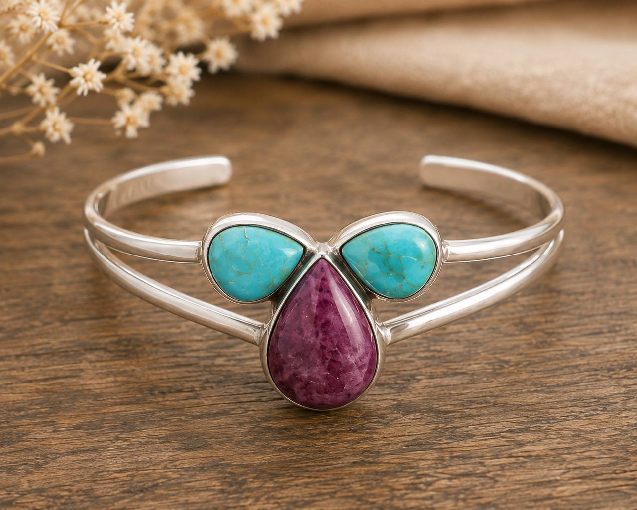 Kingman Turquoise/Oyster Shell